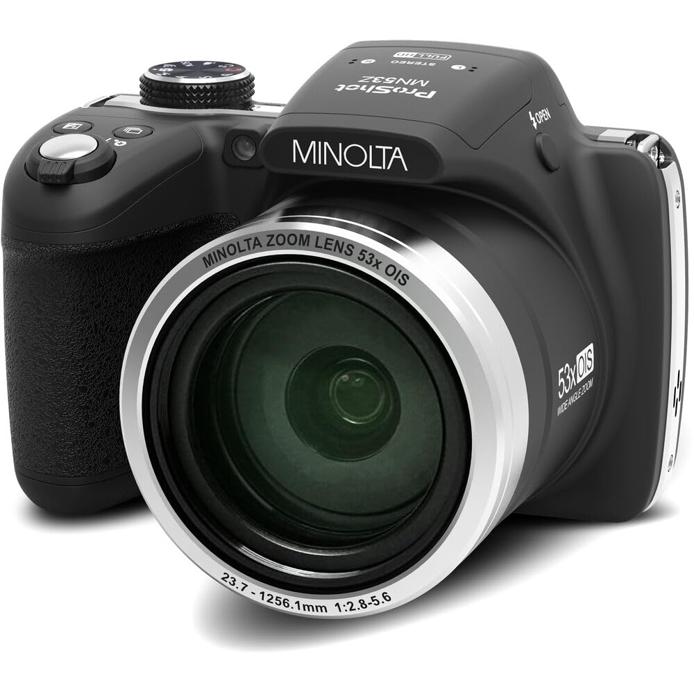 その他 ND Amazon.com : MINOLTA MN53Z 16 MP / 1080P FHD Bridge Digital Camera